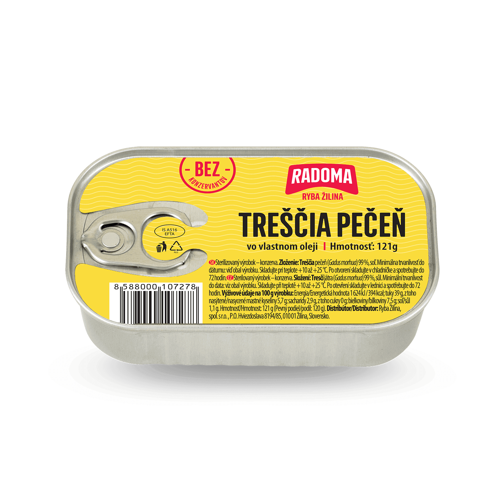 Radoma Treščia pečeň 121g
