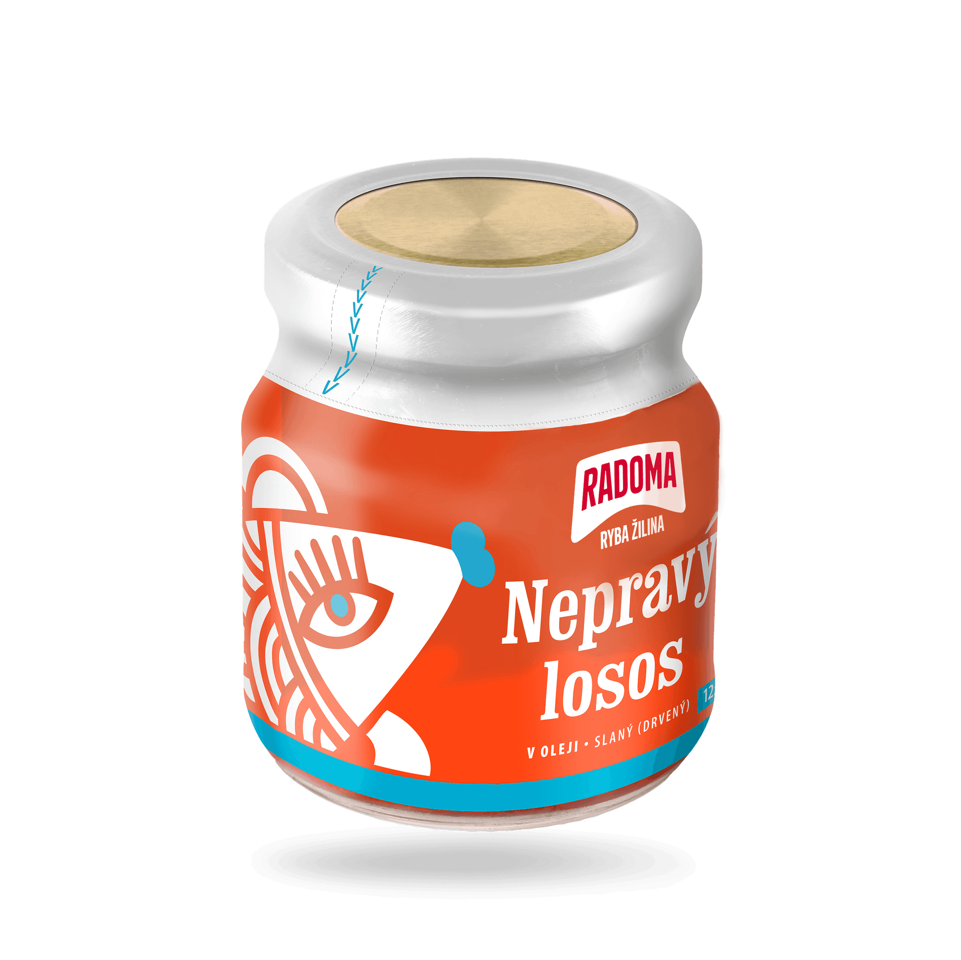Nepravý losos drvený 125g
