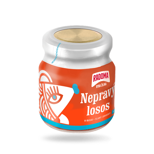 Nepravý losos drvený 125g