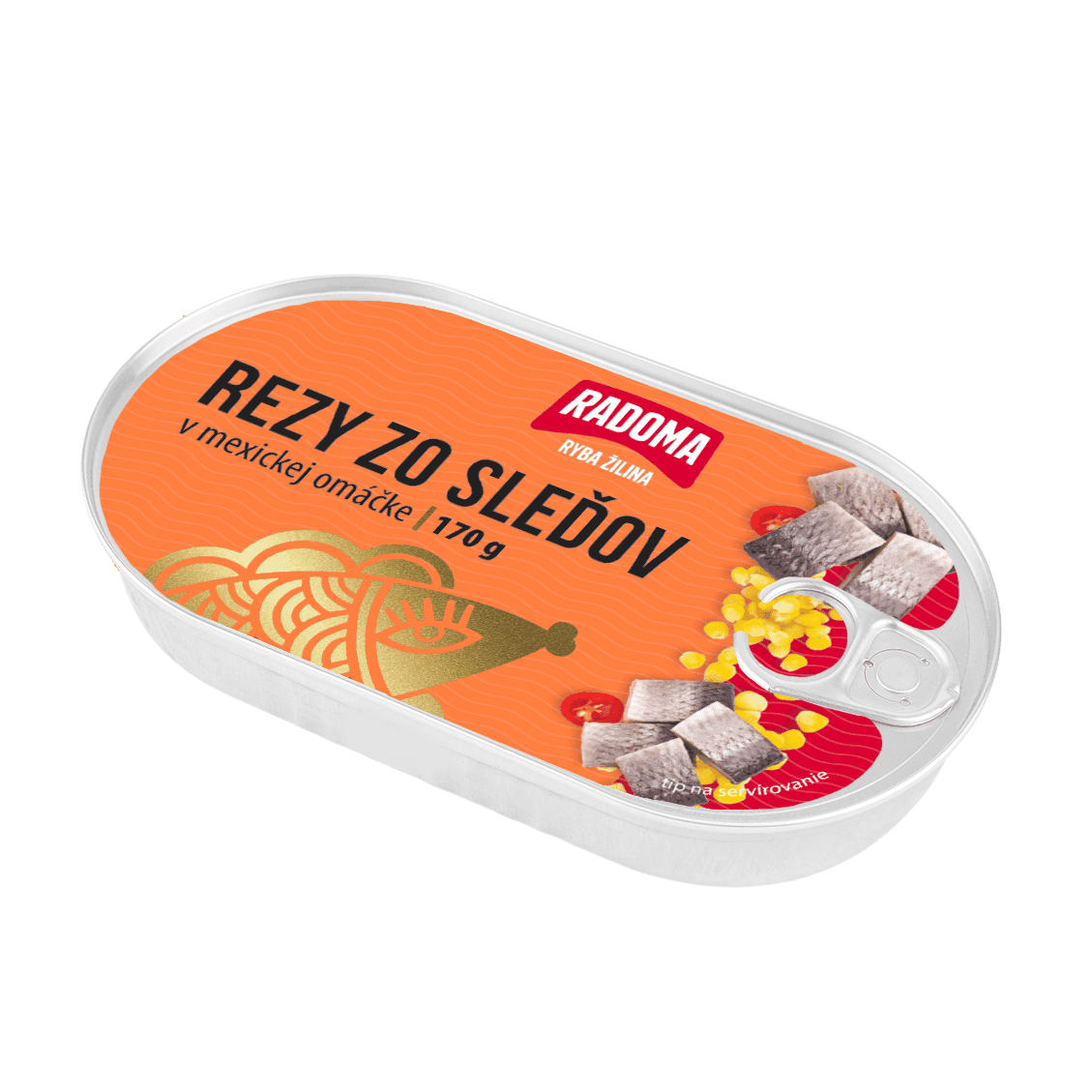 Rezy zo sleďov v mexickej omáčke 170g