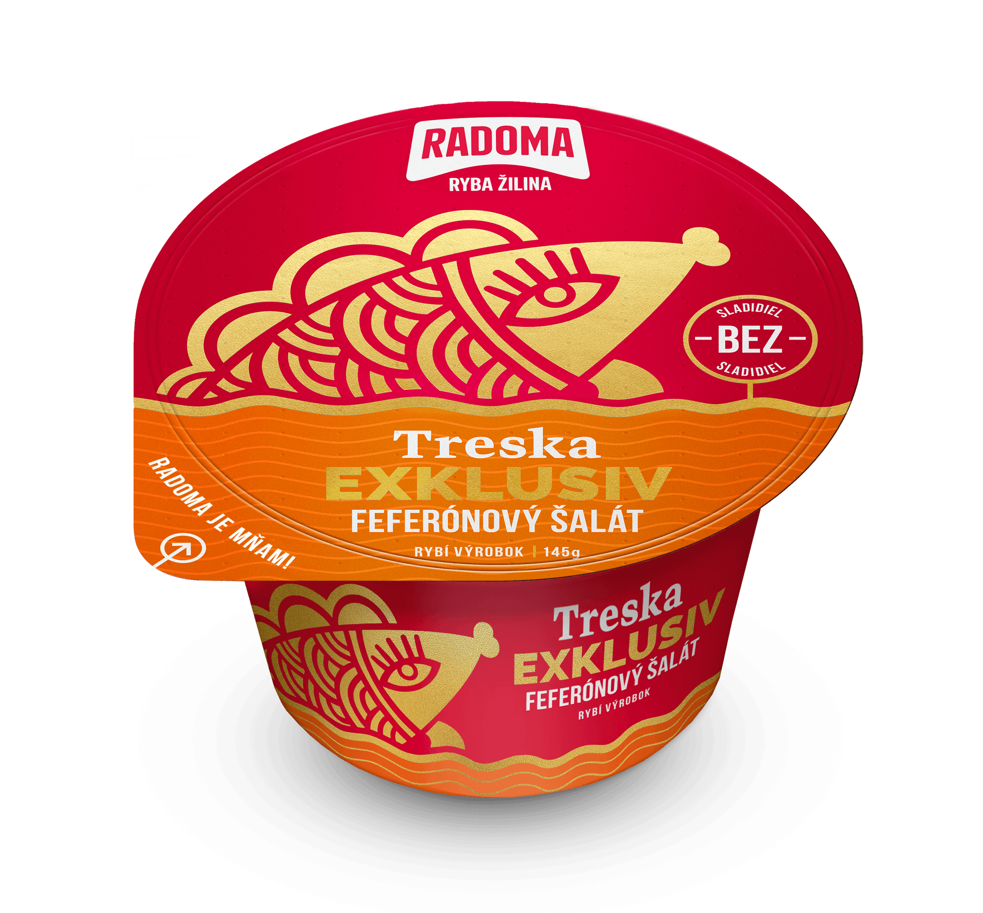 Treska Exklusiv s feferónovým šalátom 145g