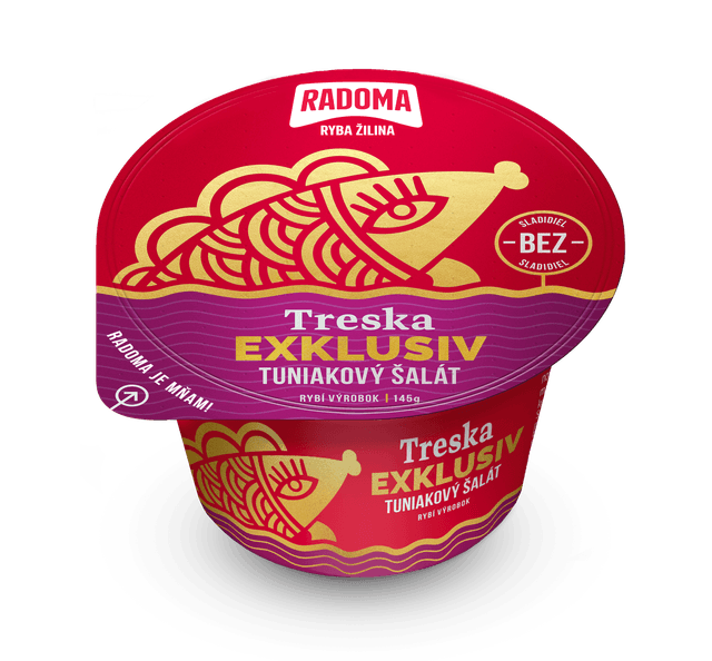 Treska Exklusiv s tuniakovým šalátom 145g