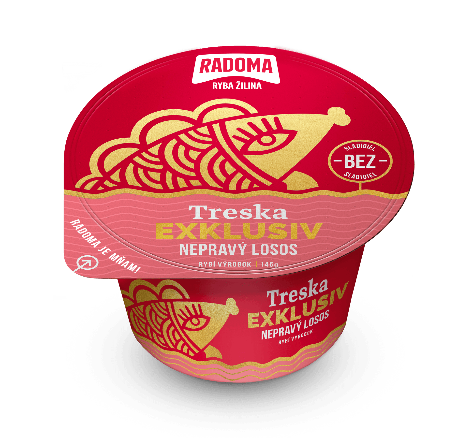 Treska Exklusiv s nepravým lososom 145g