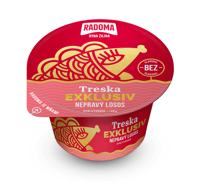 Treska Exklusiv s nepravým lososom 145g