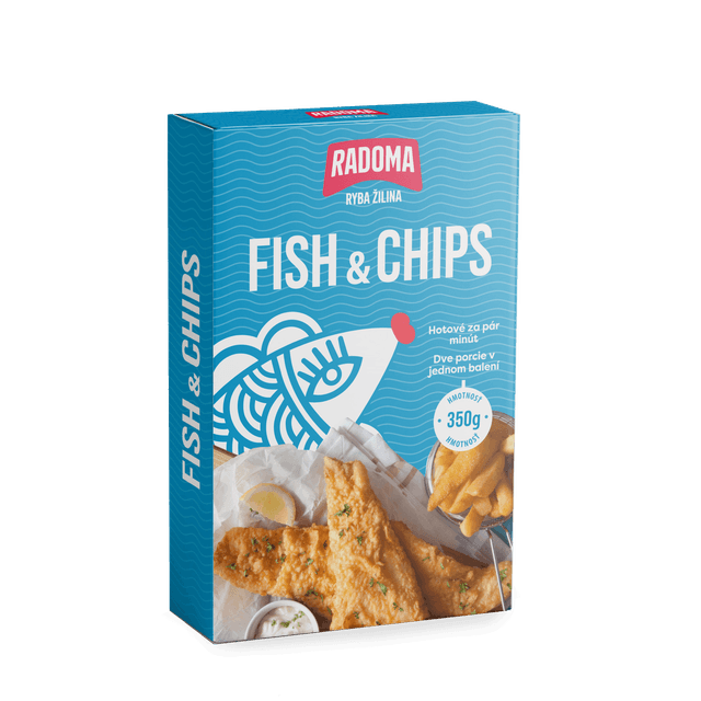 Fish and chips 350g